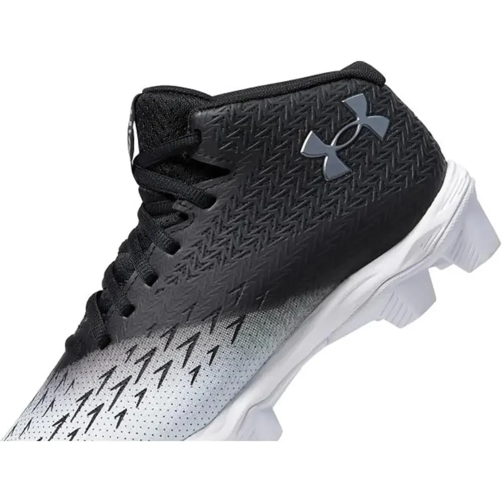 Under Armour Spotlight Franchise RM 4.0 Boys US 4 Black Football Cleats HTAT1600
